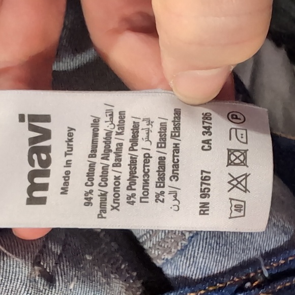 Mavi Jeans Denim Jean Jacket Geometric - Picture 8 of 8